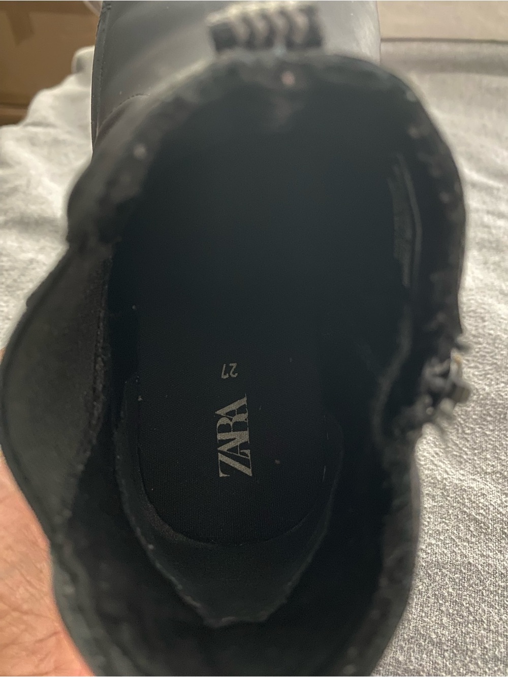 Zara Toddler Chelsea Ankle Rain Boots Size 27 - Picture 7 of 9